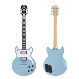 D'Angelico Premier Brighton Ice Blue Metallic Chitarra elettrica
