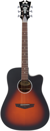 D'Angelico Premier Bowery LS Satin Vintage Sunburst Chitarra acustica elettrificata