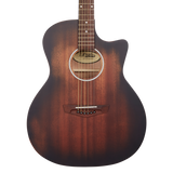 Chitarra acustica D'Angelico Premier Gramercy LS in mogano, corpo Grand Auditorium, manico confortevole e preamplificatore MG-30