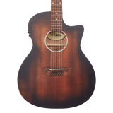 D'Angelico Premier Fulton LS Aged Mahogany Chitarra acustica 12 corde elettrificata