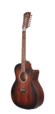 D'Angelico Premier Fulton LS Aged Mahogany Chitarra acustica 12 corde elettrificata