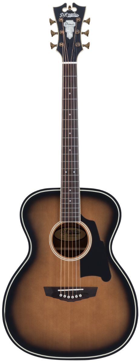 D'Angelico Premier Aged Burst Chitarra Acustica Elettrificata