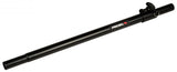 Supporto per subwoofer regolabile in acciaio, altezza 82-132 cm, diametro terminali 35 mm, colore nero opaco