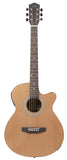 De Salvo AG3CEQMJ Mini Jumbo Chitarra Acustica Natural Elettrificata