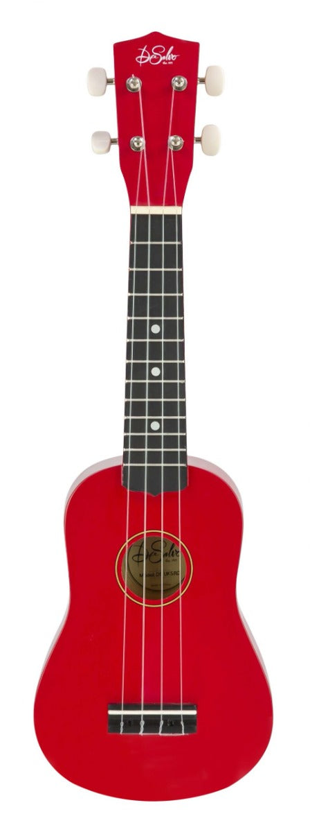 De Salvo UKSRD Ukulele Soprano Red