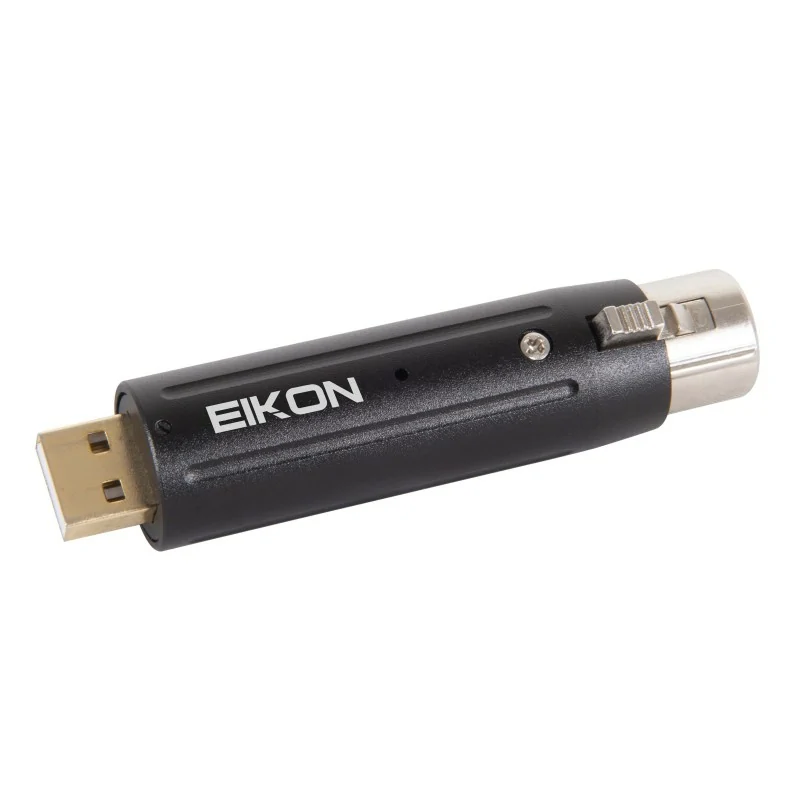 Interfaccia audio USB EKUSBX1 per microfono XLR, plug-and-play, compatibile con PC e Mac, senza installazione di driver
