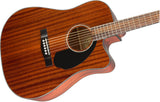 Fender CD60SCE All Mahogany Chitarra acustica elettrificata mogano