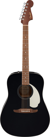 Chitarra acustica Fender California Standard Redondo™ CE, top in abete, corpo nero, design dreadnought, elettronica integrata