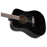 Fender CD-60 nera, chitarra acustica dreadnought con custodia rigida, top in abete e manico in mogano