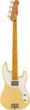 Basso Telecaster® Classic Vibe™ in bianco vintage, con tastiera in acero e pickguard in pergamena, stile anni '70