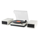 Giradischi Fenton RP165 in marmo, con amplificatore integrato e altoparlanti stereo per vinile e streaming Bluetooth