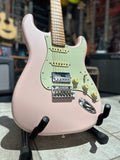 Fender Limited Edition MIJ Hybrid II Stratocaster HSS Shell Pink Roasted Maple