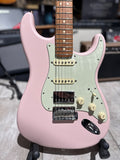Fender Limited Edition MIJ Hybrid II Stratocaster HSS Shell Pink Roasted Maple