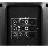 Gemini AS2108P: cassa attiva con ingressi commutabili Line/Mic XLR, 1/4", RCA e AUX In 1/8"