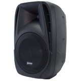 PA portatile ES-210MXBLU, 150W, con lettore MP3, mixer e microfono, cabinet resistente e maniglie per il trasporto