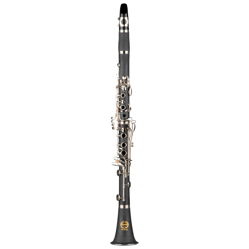 Clarinetto in Sib 17 chiavi Boehm, corpo in ABS, finitura nichel, astuccio in foam, ideale per studenti principianti