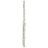 Flauto Grassi SFL290 con meccanica chiusa, chiave MI, corpo in alpacca placcata argento, ideale per studenti