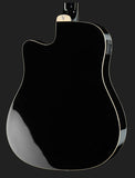 Ibanez PF15ECE Black Chitarra acustica amplificata nera