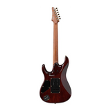 Chitarra Ibanez AZ47P2K, finitura Dragon Eye Burst, corpo in tiglio, manico in acero, e pickups DiMarzio per suoni ricchi