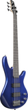 Ibanez GSR185, basso elettrico 5 corde Jewel Blue, con corpo in Okoumé e tastiera in Purpleheart, ideale per esplorare suoni