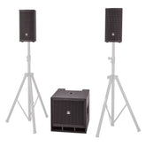 PROEL LT812A Sistema PA Attivo con 2 satelliti e Subwoofer
