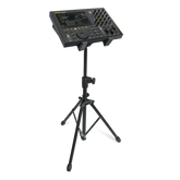 Supporto regolabile per Merish, Mixlight e Okyweb4, altezza 70-110 cm, inclinazione 45°, robusto e versatile per palco e studio