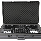 Custodia DJ Carry Lite XXL Plus, nera e compatta, con interni imbottiti e schiuma pick & pluck per adattare scomparti