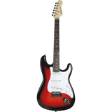 Kit chitarra elettrica Oqan con custodia, cavo jack, plettro, tracolla, accordatore e amplificatore da 10 watt