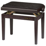 Proel PB90VSRBK Panca Palissandro satinata per pianoforte con seduta in velluto
