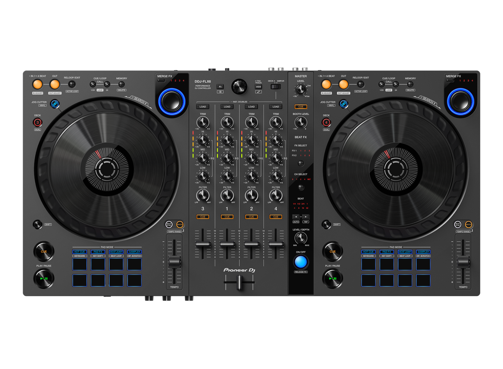 Pioneer DJ DDJ FLX6 GT Controller per DJ a 4 Canali