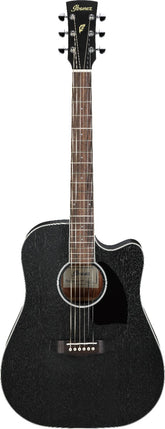 Ibanez PF16MWCE WK Weathered Black Open Pore Chitarra Acustica Elettrificata
