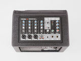 FREEPASS6 è un sistema audio compatto con diffusore a 2 vie, amplificatore e mixer a 5 canali, perfetto per musicisti e eventi