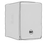 Cover RCF CVR 003, imbottita e resistente, con zip e velcro, per proteggere cabinet e facilitare l'accesso alle maniglie