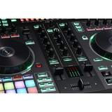 Controller DJ Roland DJ-505, due canali e quattro deck, con pad per Serato DJ e suoni delle storiche drum machine TR