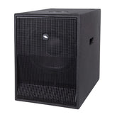 Subwoofer PROEL S12A, 12" woofer, 600W, risposta 43Hz-160Hz, SPL 127dB, cabinet in multistrato, finitura nera antigraffio