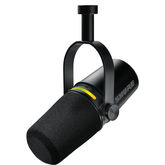 Microfono Shure MV7+ nero, dinamico e cardioide, con uscite USB-C e XLR, ideale per podcast e streaming di alta qualità