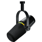 Microfono Shure MV7+ nero, dinamico e cardioide, con uscite USB-C e XLR, ideale per podcast e streaming di alta qualità