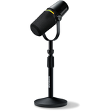 Kit podcast Shure MV7+: comprende microfono nero, supporto Gator e cavo USB-C da 3 metri, perfetto per creator e podcaster