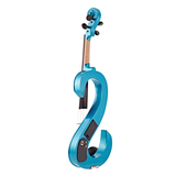 STAGG EVN 4/4 MBK, violino elettrico blu metallizzato con equalizzatore, corpo in acero e accessori per suonare subito
