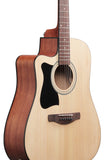 Ibanez V40LCE OPN Open Pore Natural Chitarra Acustica Mancina