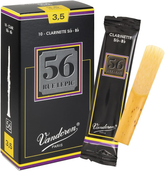 Confezione da 10 ance clarinetto Sib 56 Rue Lepic n. 3.5, suono equilibrato e stabilità, progettate per tutti i registri