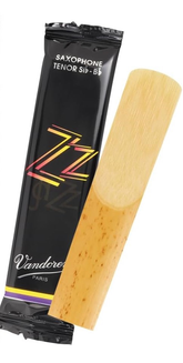 Ancia per sax tenore Vandoren ZZ N. 2.5, suono ricco e reattivo, ideale per jazz, con ottima durata e risposta
