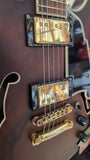 B-STOCK D'angelico Deluxe Mini DC Satin Brown Burst Chitarra Semiacustica