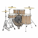 YAMAHA Rydeen Studio 20" Champagne Glitter con Set piatti Paiste 101 retro