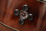 Chitarra acustica sunburst con effetti innovativi, Bluetooth e looper, progettata per un'esperienza musicale unica