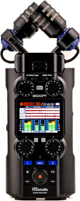 Registratore palmare digitale H5studio, 6 tracce, microfoni avanzati, registrazione 32-bit float, qualità audio professionale