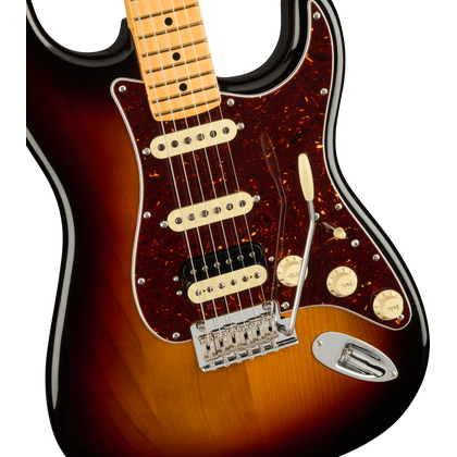 Fender American Professional II Stratocaster HSS MN 3-Color Sunburst Chitarra elettrica con borsa