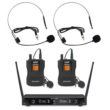 Rondson BE-1020/2BP-2 (658.1/670.4 MHz) Sistema Wireless Doppio Archetto