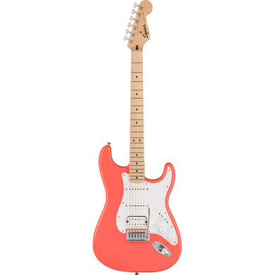 FENDER Sonic Stratocaster Tahitian Coral Bundle Chitarra elettrica + amplificatore + Cavo + Tracolla + plettri omaggio