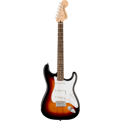 Squier Bundle Affinity Stratocaster LRL 3 Toni Sunburst + Ampli Valvolare Laney Cub Super 10 + Reference Dammiuncavo 3,25 mt + Maglietta OMAGGIO